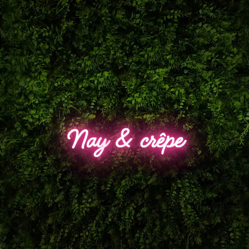 Nay & crêpe – Neon Sign