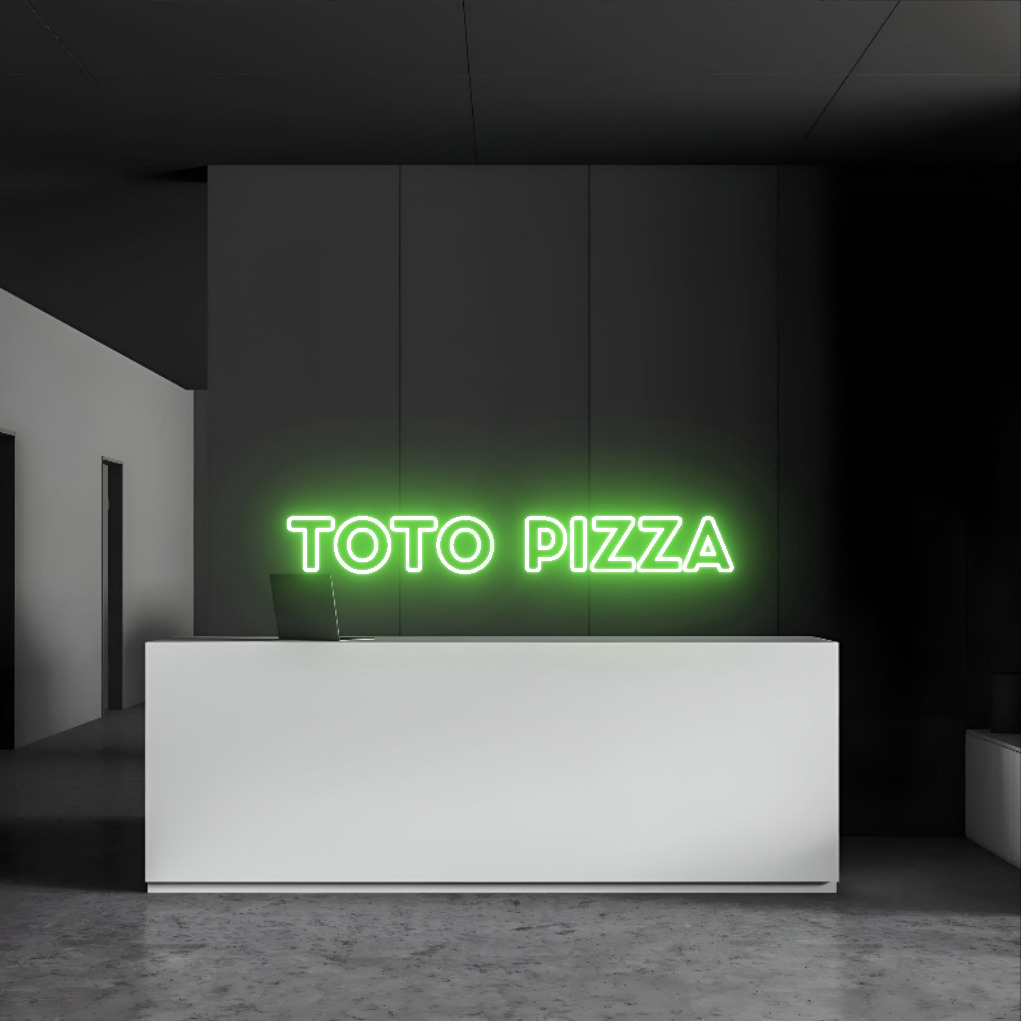 toto  pizza – Neon Sign