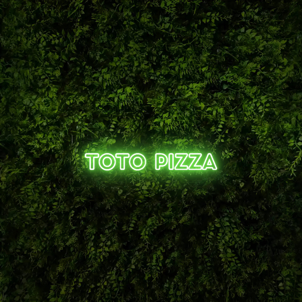 TOTO  PIZZA – Neon Sign