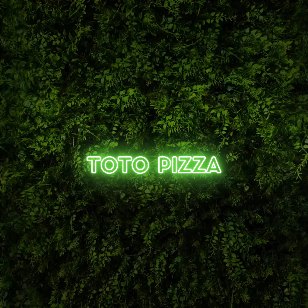 TOTO  PIZZA – Neon Sign