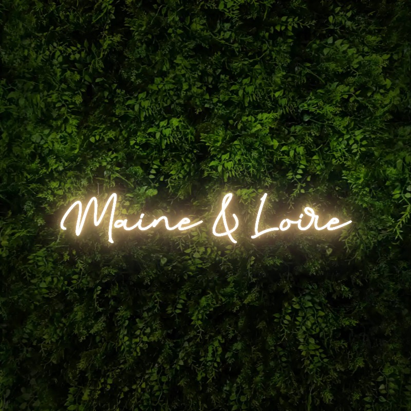 Maine & Loire – Neon Sign