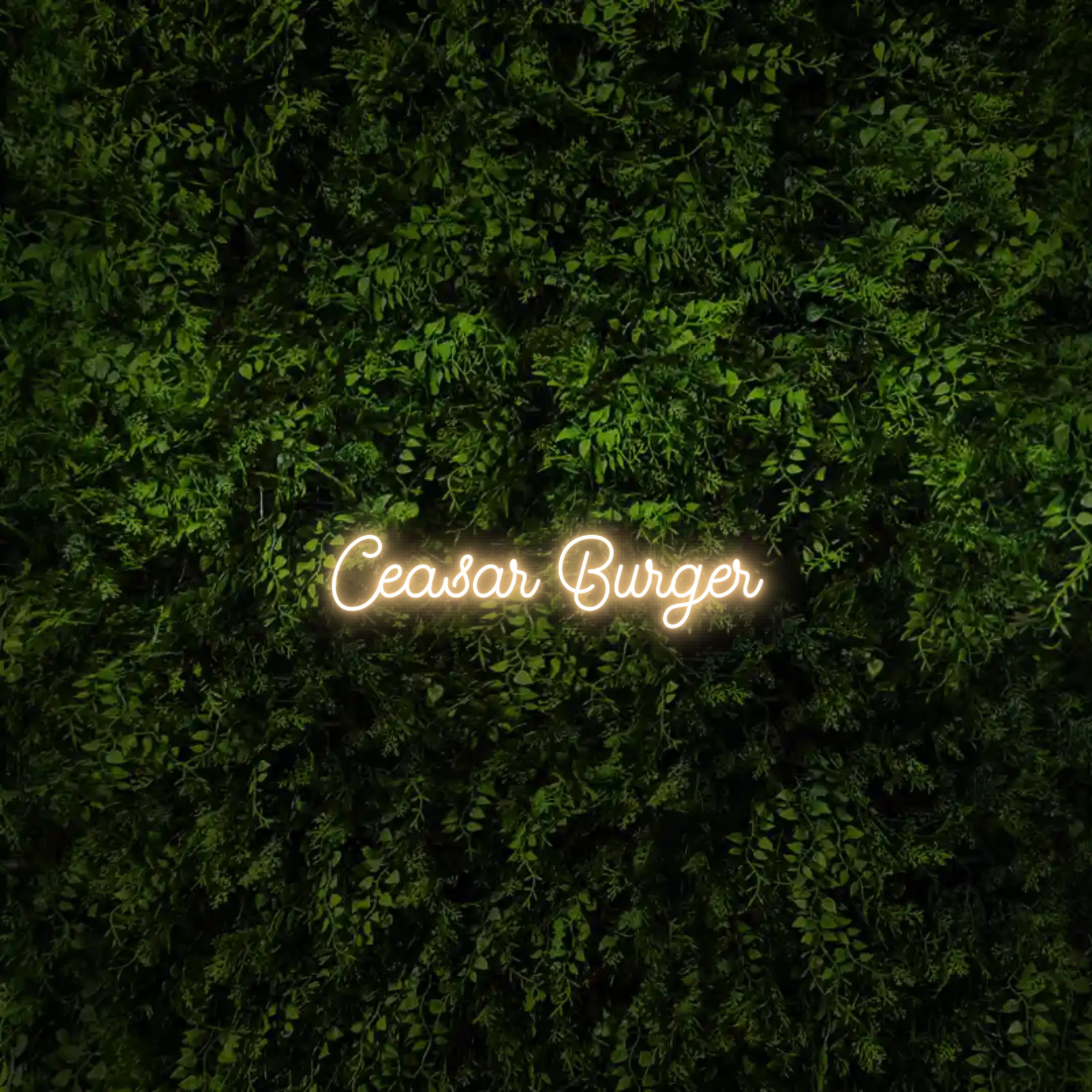 Ceasar Burger – Neon Sign