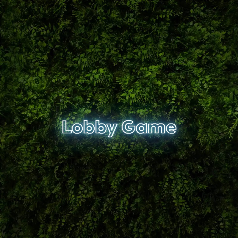 Lobby Game – Neon Sign