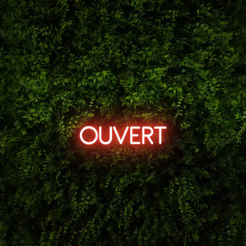 OUVERT – Neon Sign